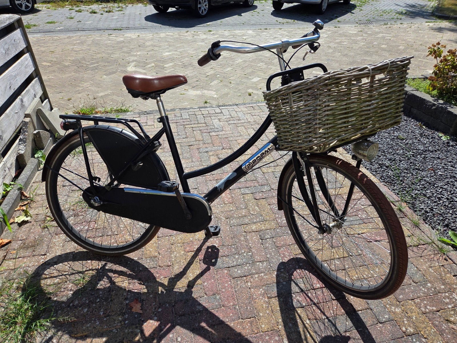 Popal fiets 28 inch met 3 versnellingen en mand, Ophalen, Gebruikt, Overige merken, Versnellingen
