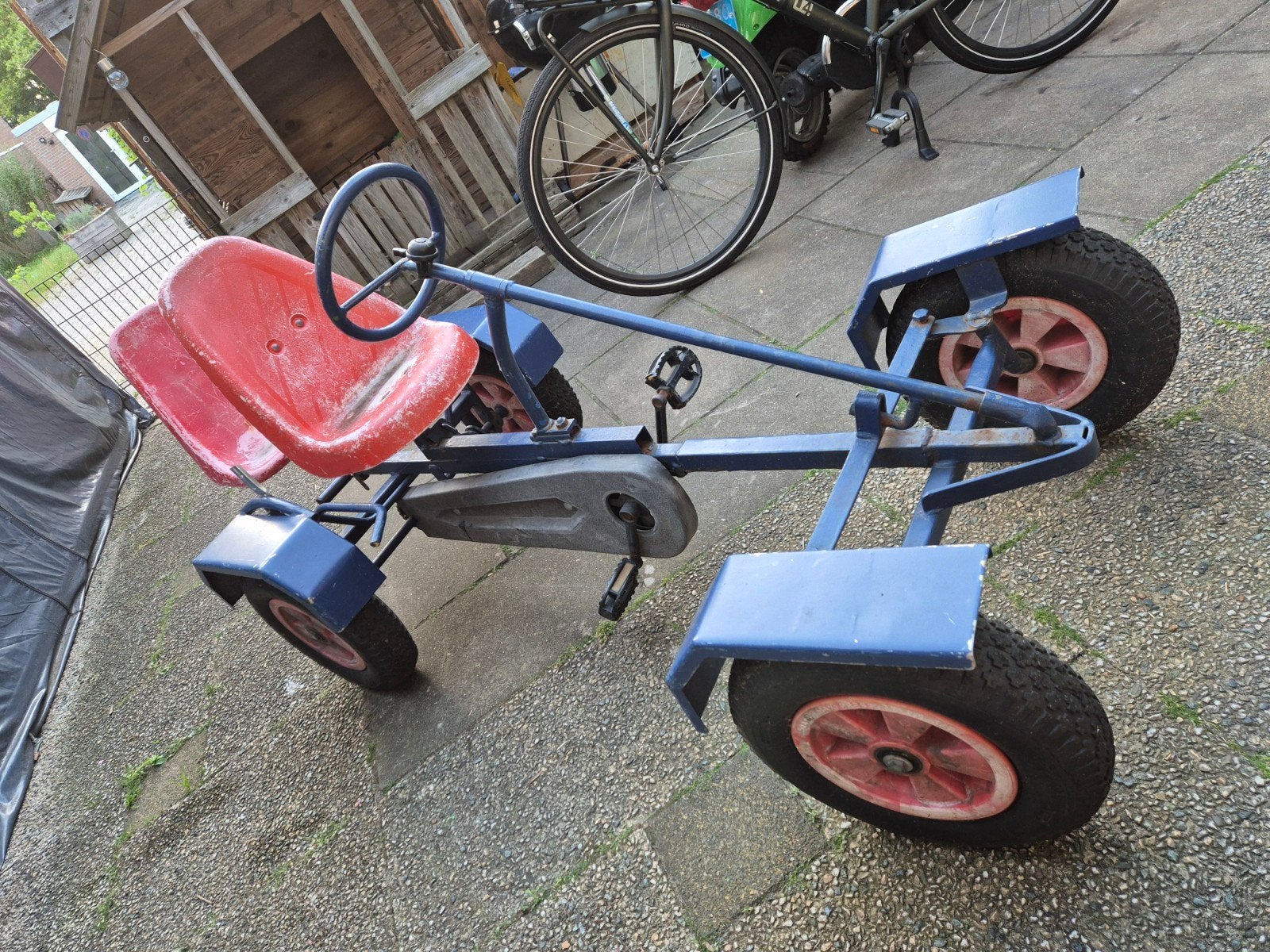 Mammoet skelter met duo zit., Kinderen en Baby's, Speelgoed | Buiten | Skelters, Ophalen of Verzenden, Gebruikt, Mammoet