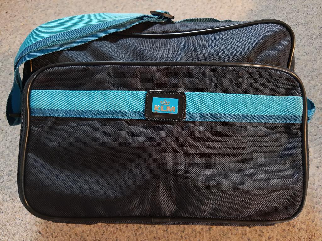 KLM tas, Ophalen of Verzenden, Zo goed als nieuw, Blauw, Overige merken