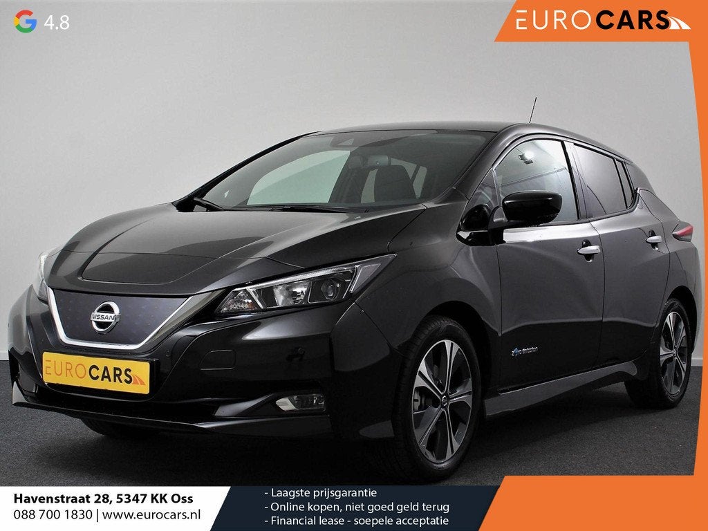 Nissan LEAF N-Connecta 40 kWh Navigatie Bluetooth Cruise Con, Auto's, Nissan, Stof, Gebruikt, Origineel Nederlands, Leaf