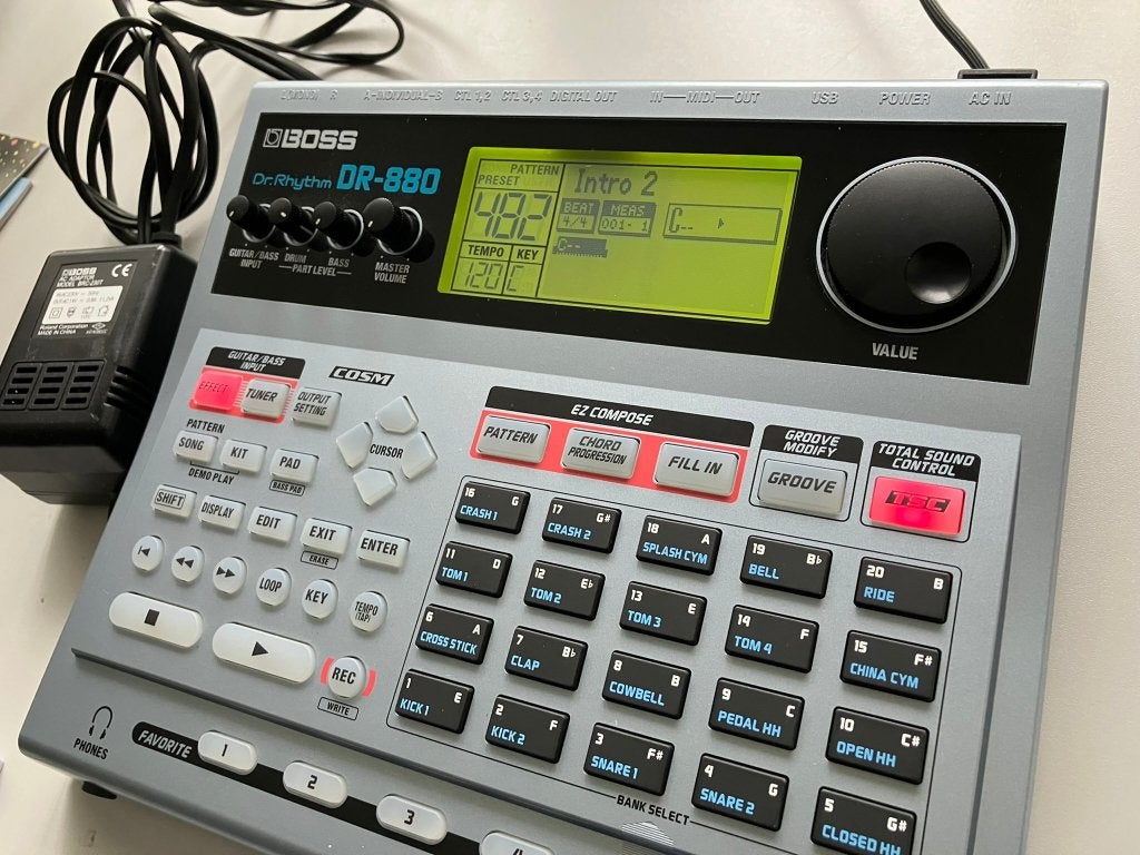 Boss DR-880 Drumcomputer Dr. Rhythm, Verzenden, Gebruikt, Boss