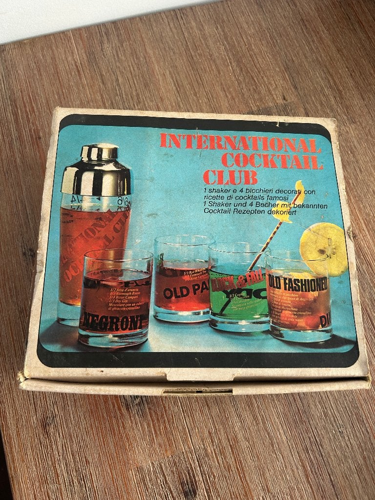 Cocktailset, Huis en Inrichting, Overige typen, Ophalen of Verzenden, Zo goed als nieuw, Glas