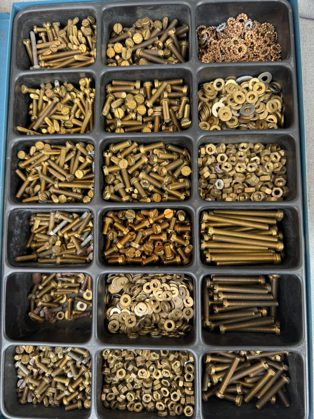 Assortimentdoos bouten moeren en ringen, Ophalen of Verzenden