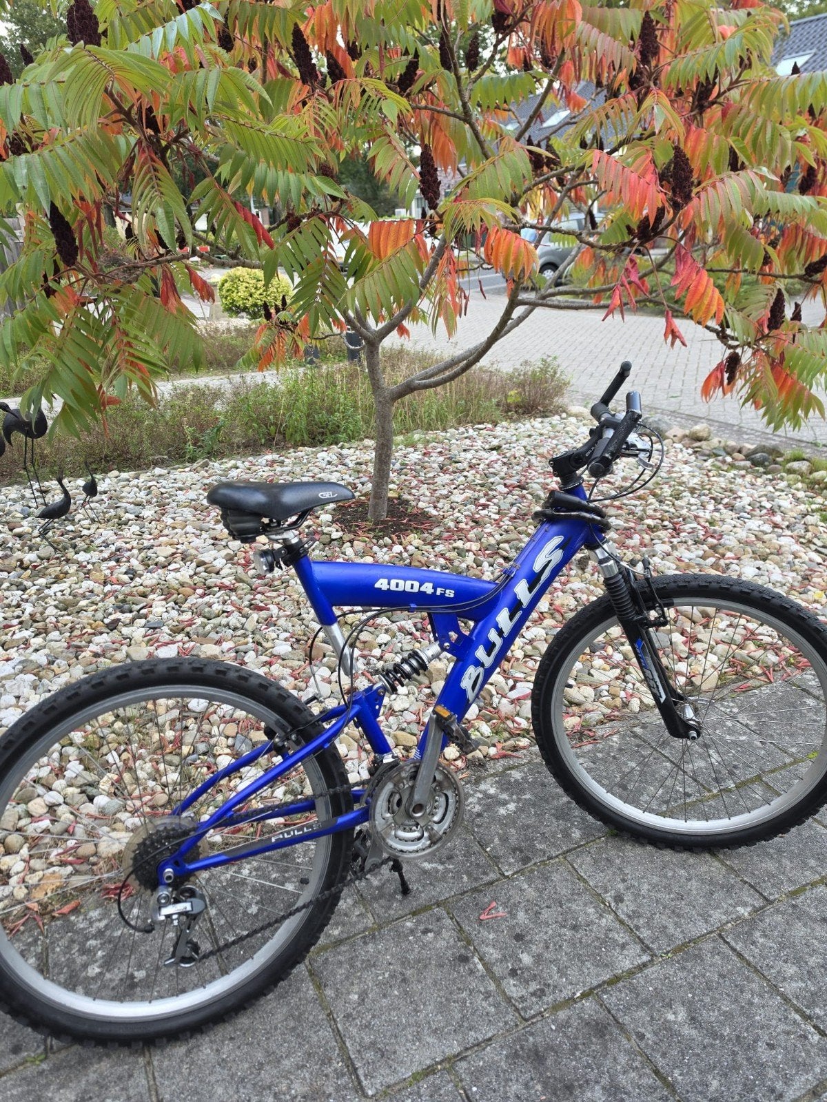 Bulls 4004 FS Mountainbike - Blauw, Velgrem, Zo goed als nieuw, Meer dan 20 versnellingen, 53 tot 57 cm