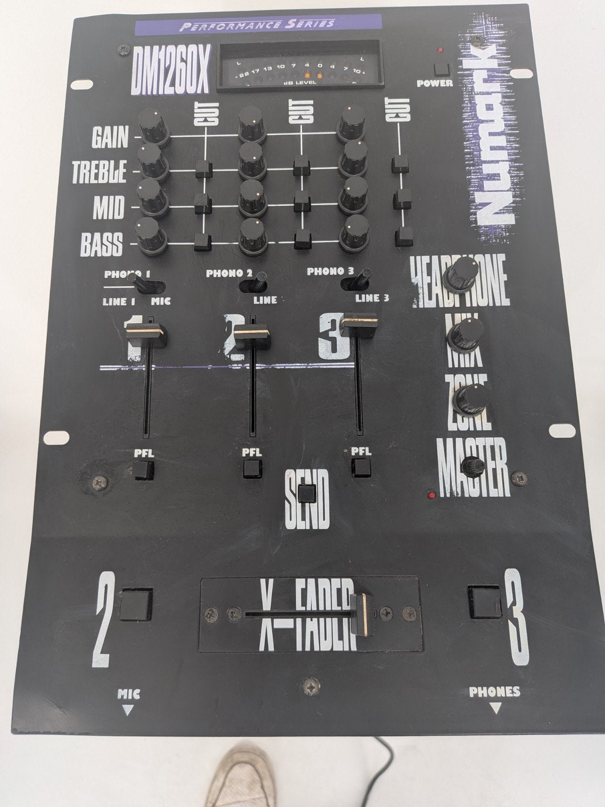 Numark DM1260X DJ Mixer | 3 Kanaals | Vintage DJ Equipment