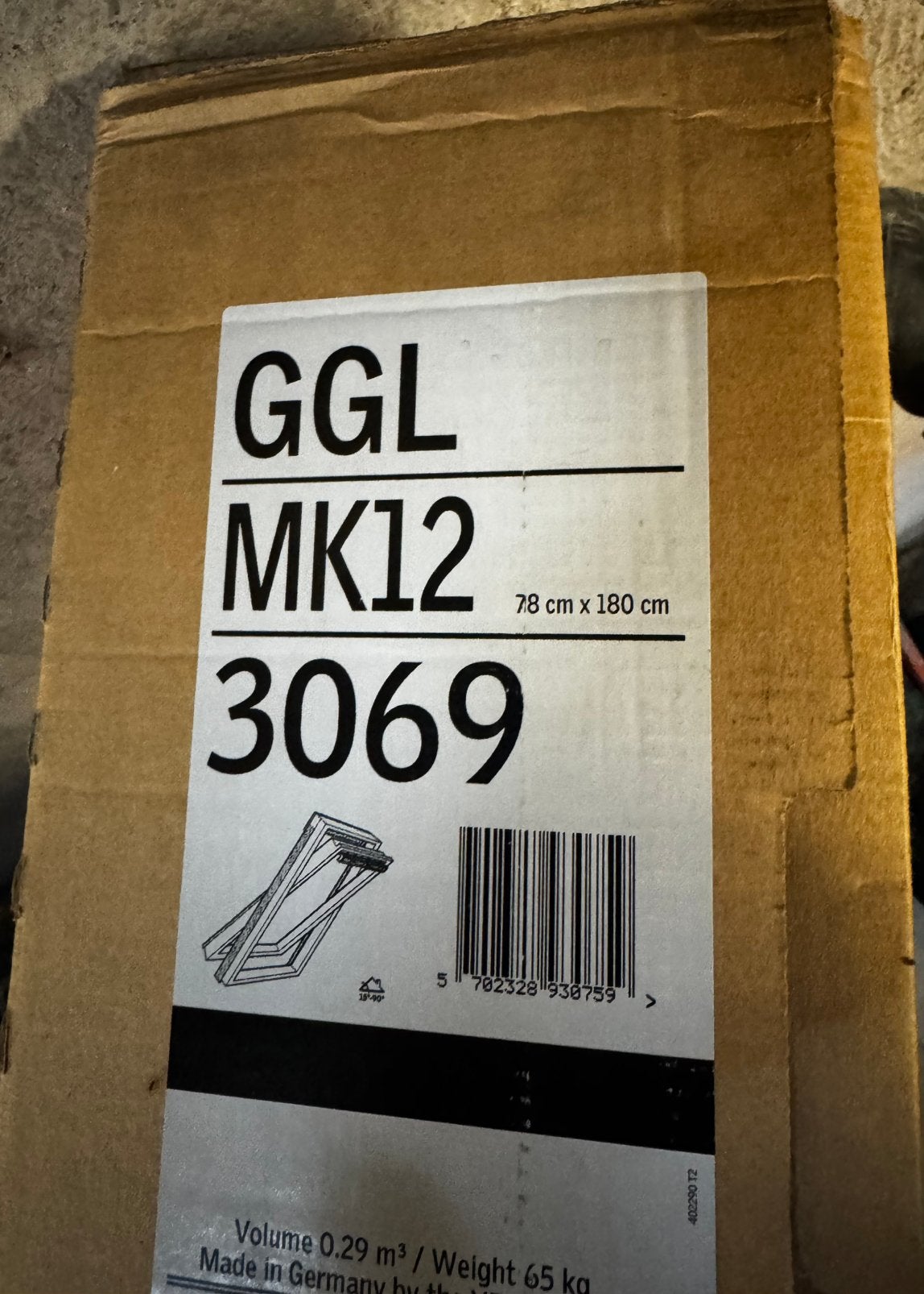 Velux ggl MK12 3069, Doe-het-zelf en Verbouw, Glas en Ramen, Ophalen, Minder dan 80 cm, 80 tot 120 cm, Nieuw