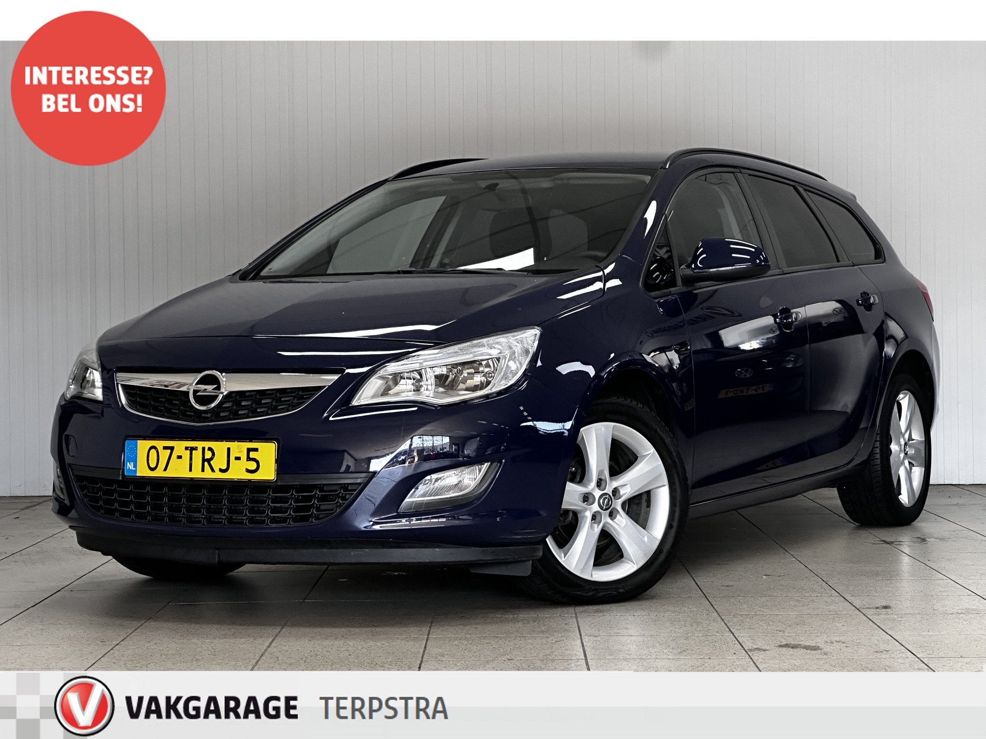 Opel Astra Sports Tourer 1.4 Turbo Business Edition/ Trekhaa, Auto's, Voorwielaandrijving, Gebruikt, 4 cilinders, Blauw