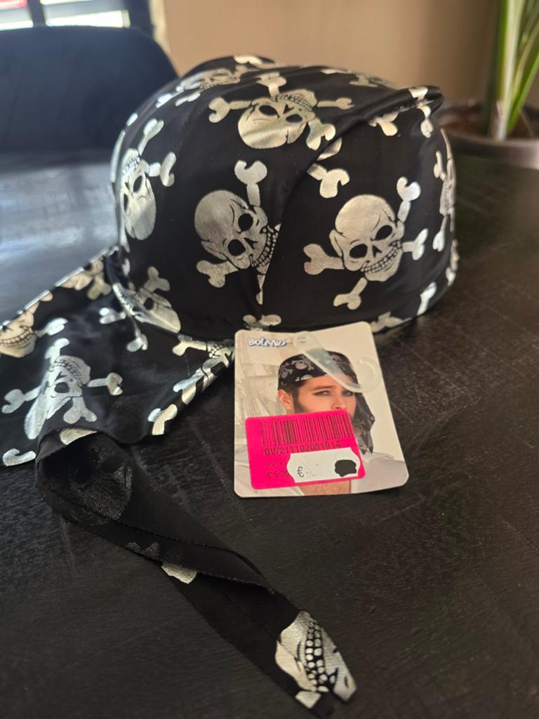 Nieuw! Piraten hoedje one size, Ophalen of Verzenden, Nieuw, Overige maten