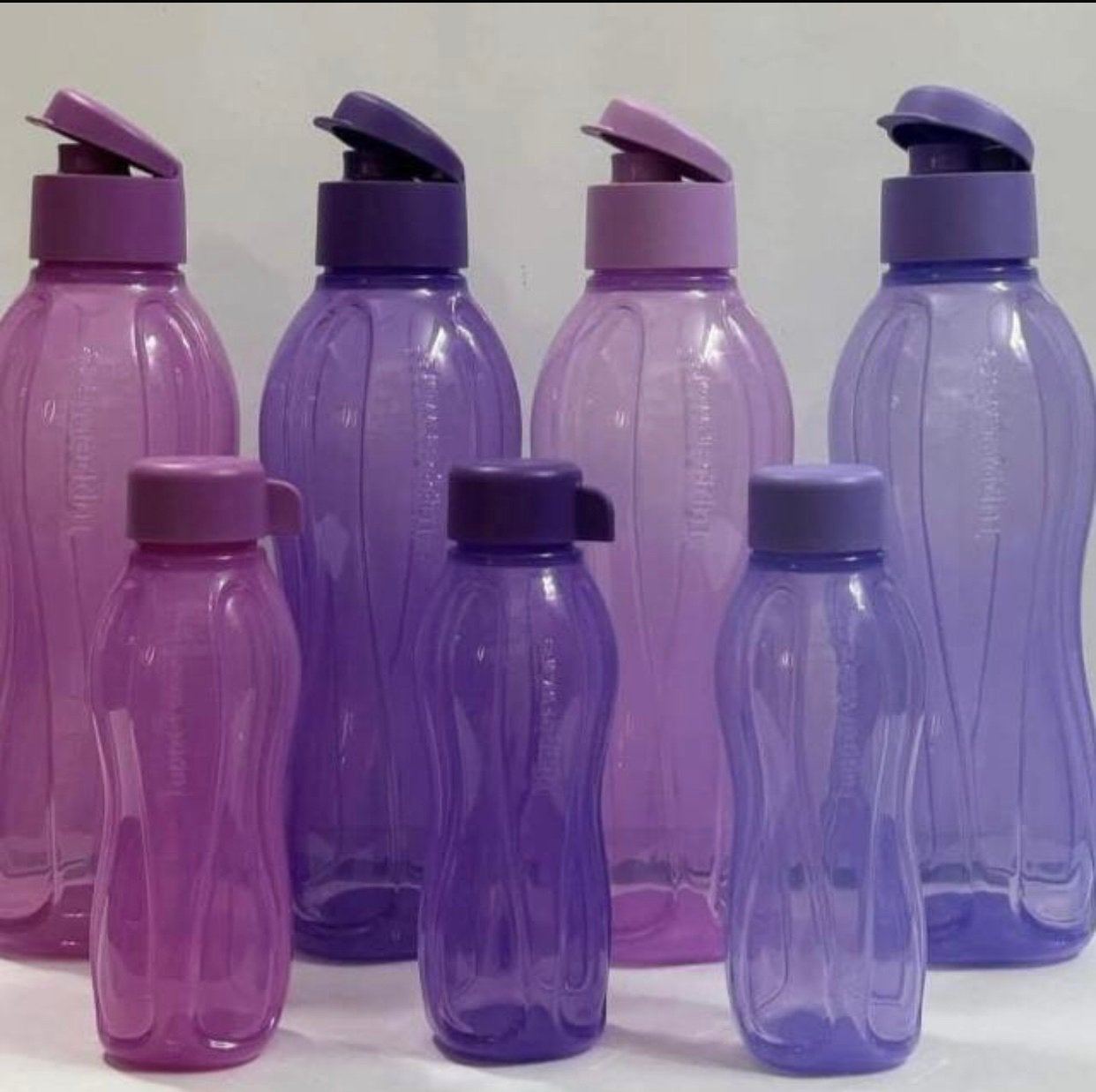 Tupperware Drinkflessen 1 liter of 300 ml per stuk vanaf, Paars, Nieuw, Ophalen of Verzenden, Drinkfles