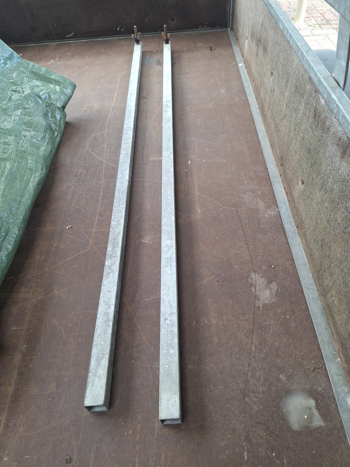 set uitschuifbare kokers 30x30 mm voor lichtbalk boottrailer, Ophalen of Verzenden, Gebruikt, Overige typen