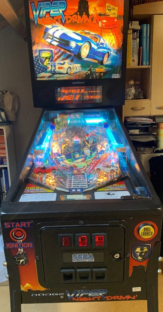 SEGA FLIPPERKAST DODGE VIPER, Verzamelen, Ophalen, Gebruikt, Sega, Overige soorten