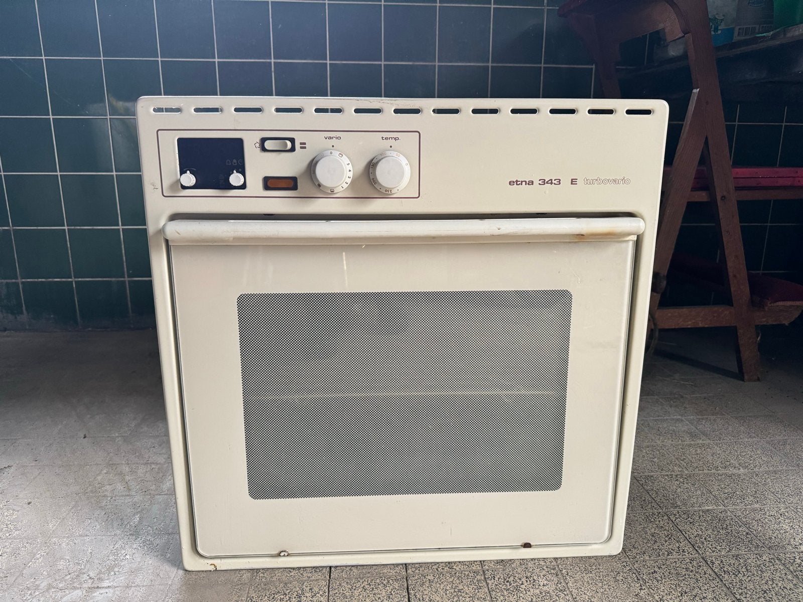 Etna 343 E Turbovario Inbouw Oven - Compact en Functioneel, Witgoed en Apparatuur, Ovens, Gebruikt, Inbouw, Oven, Etna, 55 tot 60 cm