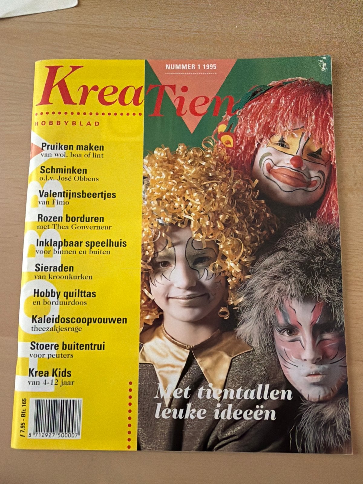 KreaTien Hobbyblad - Nummer 1 1995 met patronen, Ophalen of Verzenden, Gelezen, Overige onderwerpen