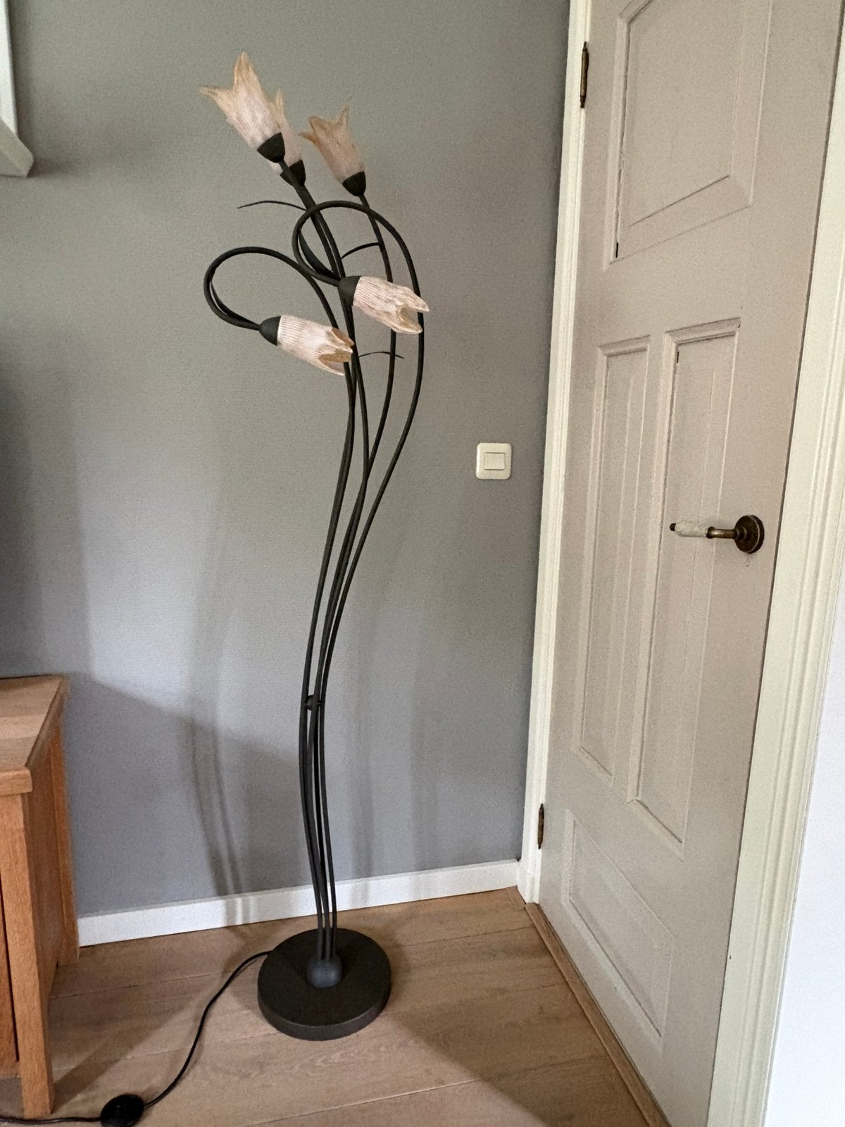 Vloerlamp, Ophalen, Gebruikt, Metaal, 150 tot 200 cm