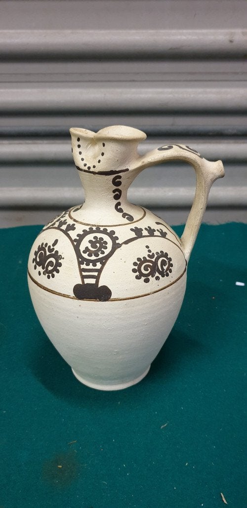 kruik beschilderd, Ophalen of Verzenden, 'T Olde Gre-j, Info@toldegrej.nl, Endepoelstraat 20f Didam