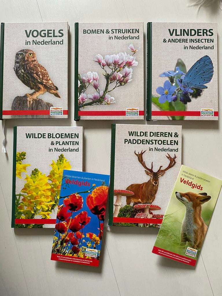 Vogels, Bomen, Vlinders, Bloemen postcode loterij, Ophalen of Verzenden, Nieuw, Natuur algemeen