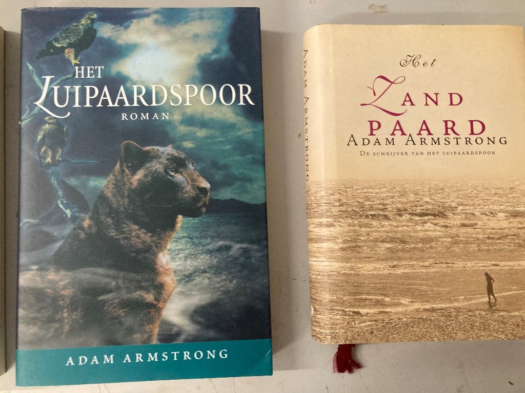 Adam Armstrong luipaardspoor , De golvendanser & Wolvenvrouw, Ophalen of Verzenden, Gelezen, Adam Armstrong, Wereld overig