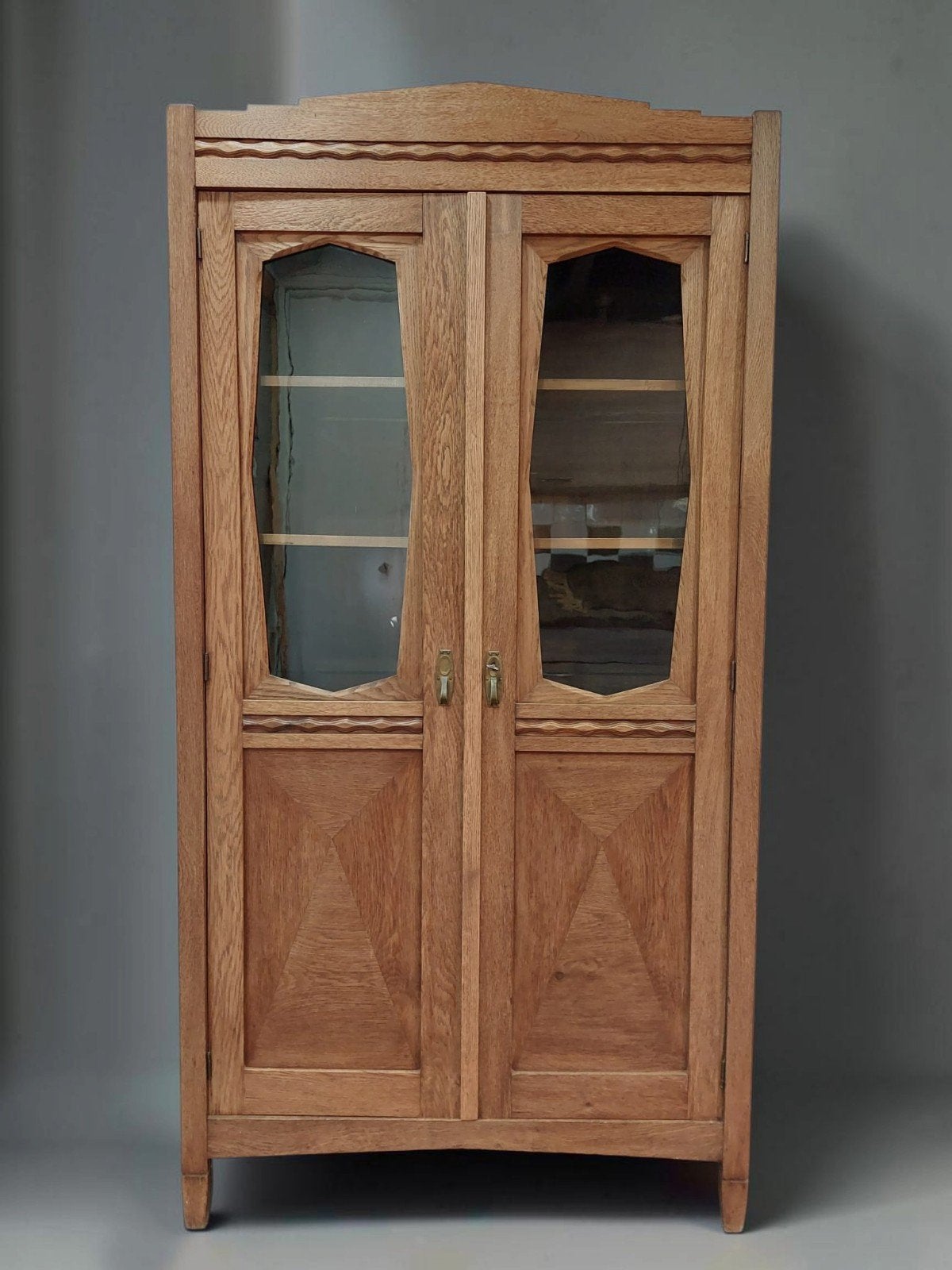 Art Deco Boekenkast / Vitrinekast, Antiek en Kunst, Ophalen