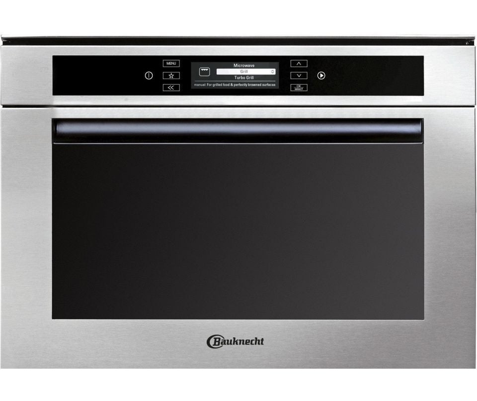 Bauknecht EMCCT 9145 inbouw magnetron met grill, Ophalen, Combimagnetron, Gebruikt, Grill