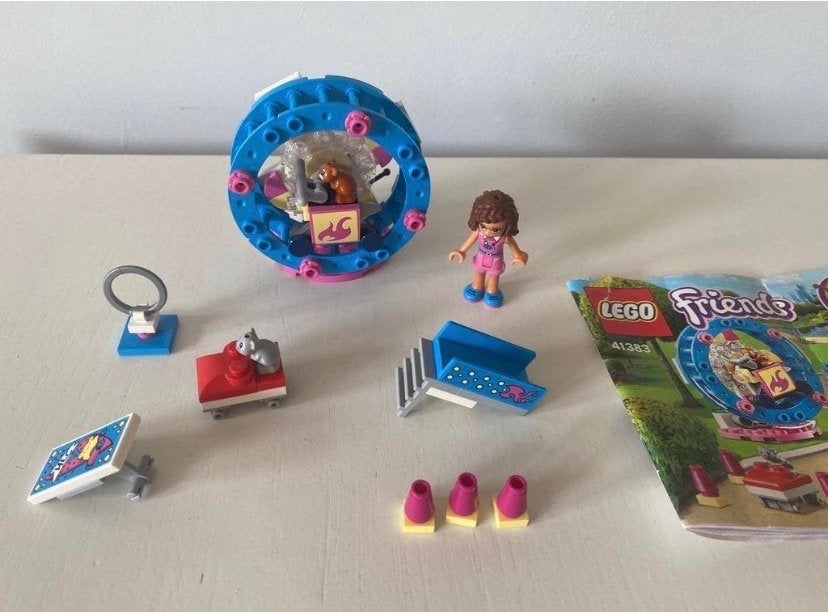 LEGO Friends 41383 Mia's Hamsterspeeltuin - Zonder doos, Kinderen en Baby's, Speelgoed | Duplo en Lego, Ophalen of Verzenden, Gebruikt