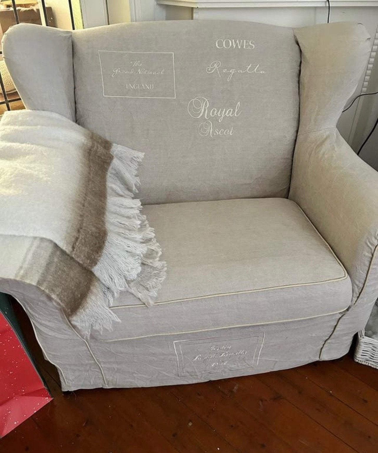 Riviera Maison loveseat, Ophalen, Zo goed als nieuw, 75 tot 100 cm