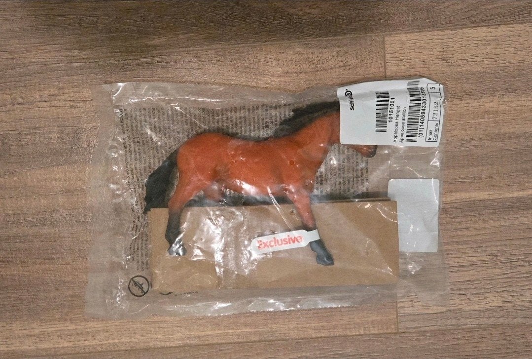 Schleich exclusief exclusive appaloosa hengst, Verzamelen, Ophalen of Verzenden, Nieuw, Figuurtje