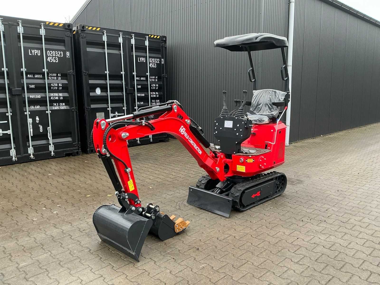 Field Construction HFT12 Minigraafmachine, Graafmachine