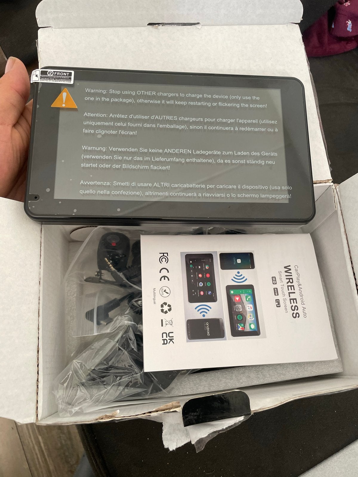 Universele CarPlay/Android Auto Smart Touch Screen, Ophalen of Verzenden, Draadloos, Nieuw