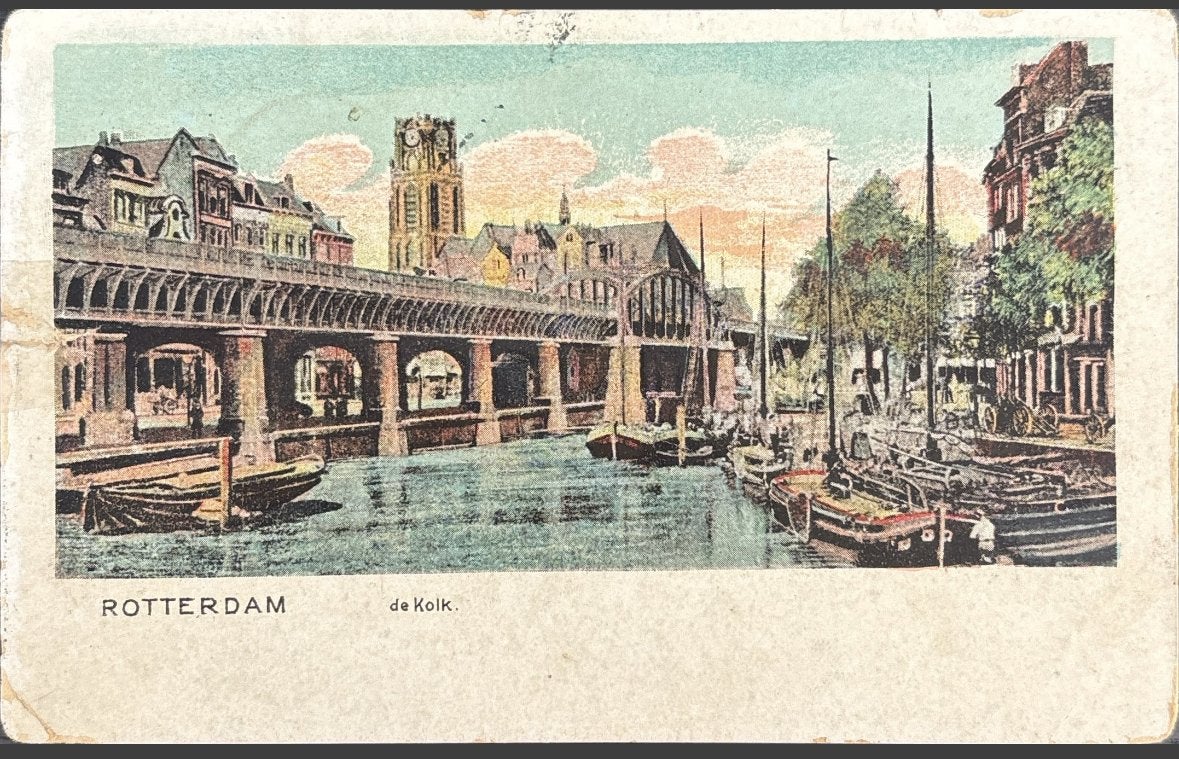 Rotterdam, de Kolk, Ophalen of Verzenden, Voor 1920, Gelopen, Zuid-Holland