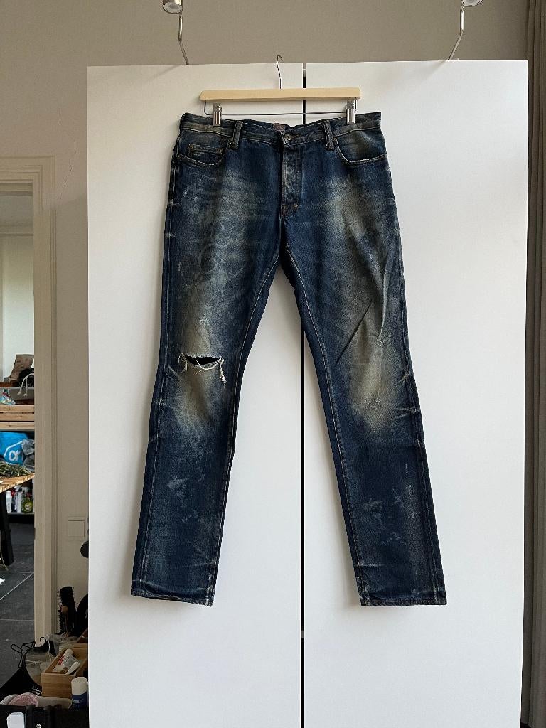 PRPS Premium Distressed Jeans W34 – 2/3x Gedragen, Kleding | Heren, Spijkerbroeken en Jeans, PRPS, Blauw, Ophalen of Verzenden