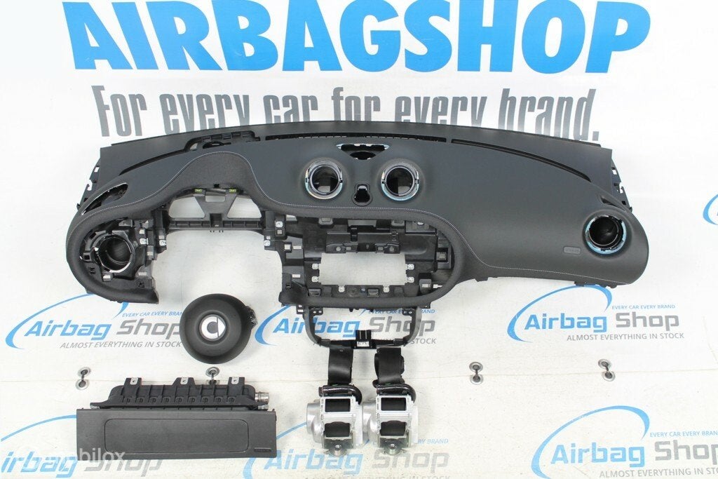 Airbag set Dashboard leder zwart Smart Fortwo 453 2014-...., Auto-onderdelen, Gebruikt, Ophalen of Verzenden