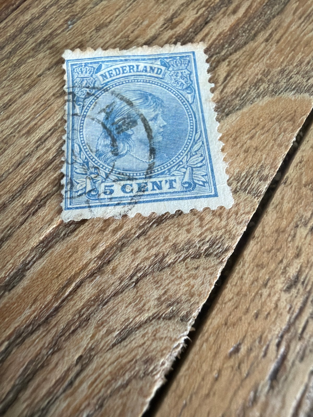 Nederlandse postzegel 5 cent Wilhelmina (gestempeld), Ophalen of Verzenden, T/m 1940, Gestempeld