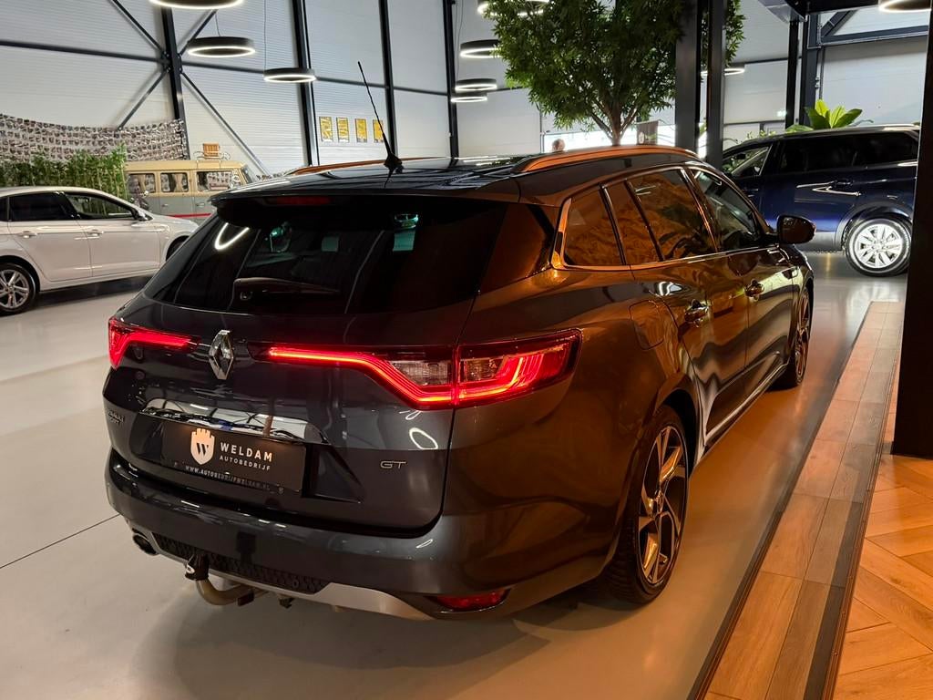 Renault Mégane Estate 1.6 TCe GT 205pk|Automaat|Sport Kuips, Gebruikt, 4 cilinders, Met garantie (alle), Parkeersensor