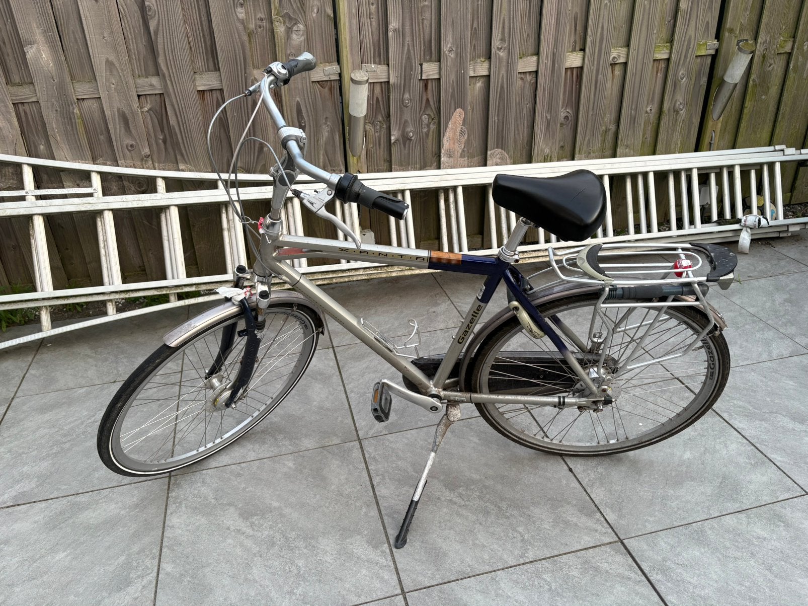 Gazelle Herenfiets Hobby Fiets 28 Inch Jongens Grijs, Ophalen, Gebruikt, Versnellingen, 61 tot 65 cm