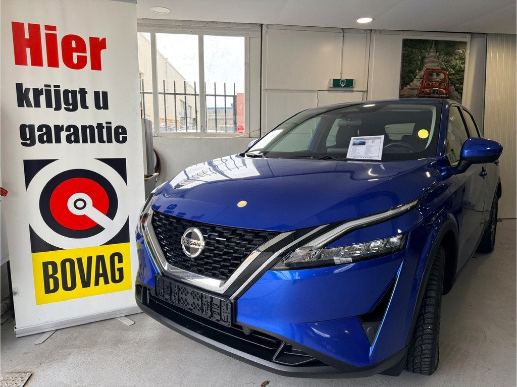 Nissan QASHQAI 1.3 MHEV Xtronic Acenta (bj 2021, automaat), Euro 6, Blauw, Bedrijf, Hybride Elektrisch/Benzine