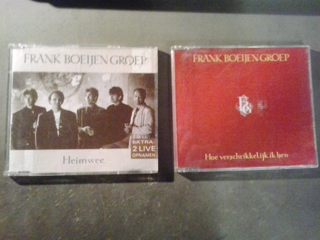 2x cd single Frank Boeijen Groep, Ophalen of Verzenden, Zo goed als nieuw, Pop