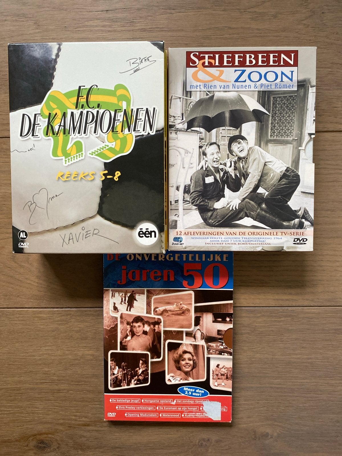 DVD Boxsets: F.C. De Kampioenen, Stiefbeen & Zoon, Jaren 50, Gebruikt, Alle leeftijden, Ophalen of Verzenden, Komedie