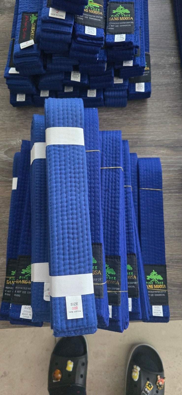 Nieuwe blauwe banden voor vechtsporten - diverse maten, Sport en Fitness, Vechtsporten en Zelfverdediging, Ophalen of Verzenden