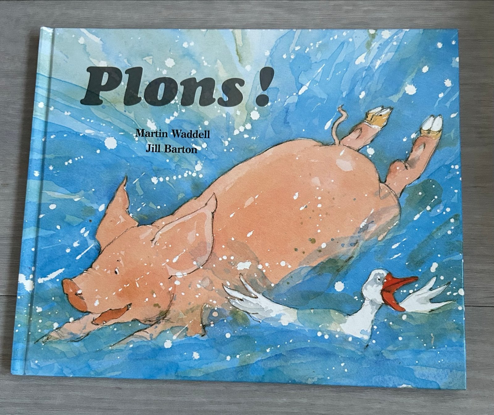 Plons! - Martin Waddell & Jill Barton (Kinderboek), Boeken, Fictie algemeen, Jongen of Meisje, Ophalen of Verzenden, Zo goed als nieuw