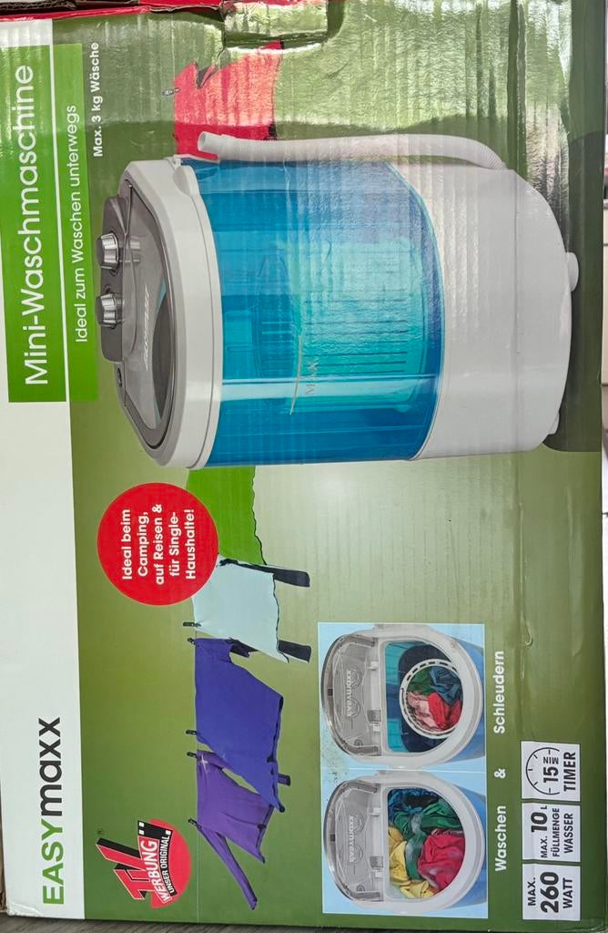 Camping wasmachine, Ophalen of Verzenden, Zo goed als nieuw