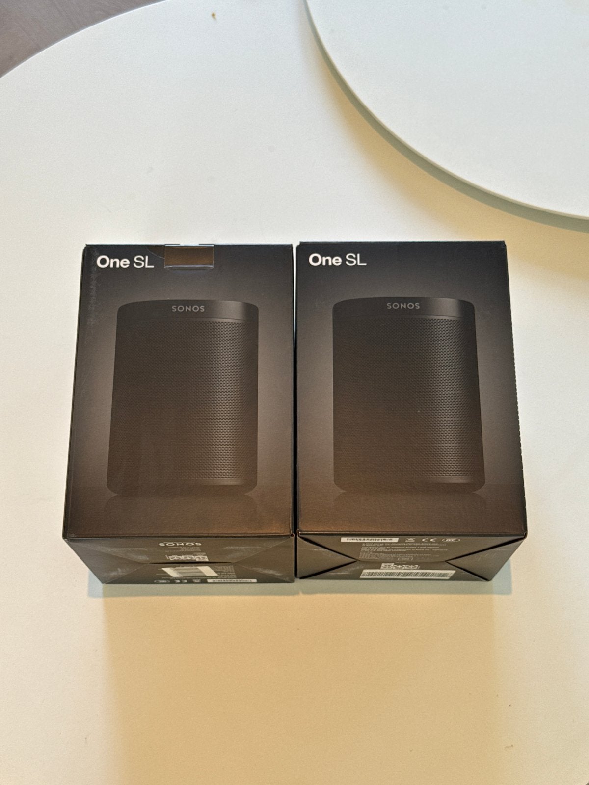 2x Sonos One SL met muurbeugel - Zo goed als nieuw
