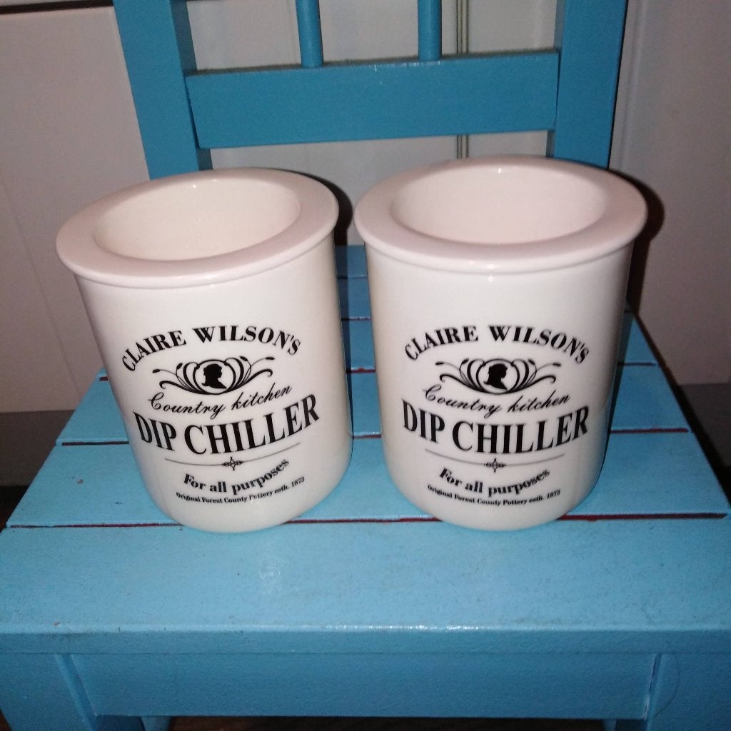 Claire Wilson's Dip Chiller Country Kitchen 2 stuks, Ophalen, Overige merken, Overige typen, Zo goed als nieuw