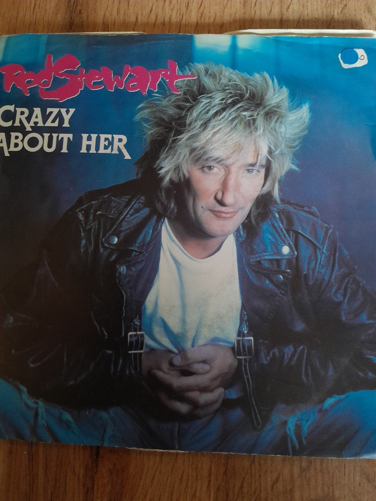 rod stewart 7inch crazy about her, Ophalen of Verzenden, Zo goed als nieuw, Pop