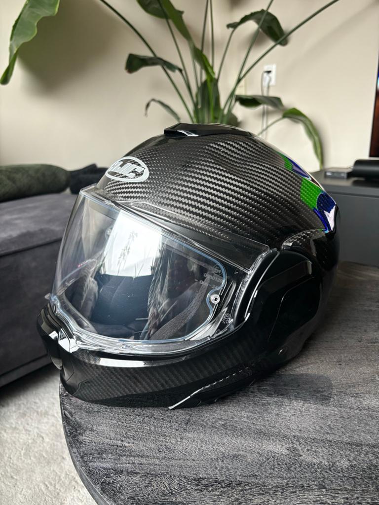 HJC F100 Carbon Systeemhelm Maat L, Ophalen, Systeemhelm, Heren, HJC