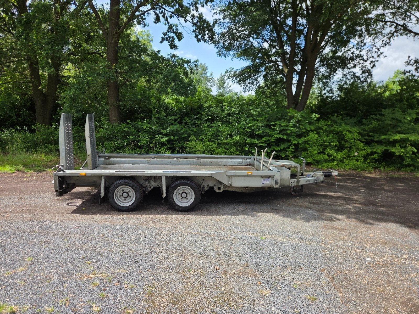 Ifor Williams DB32 Plateauwagen - 3500 kg, Ophalen, Gebruikt