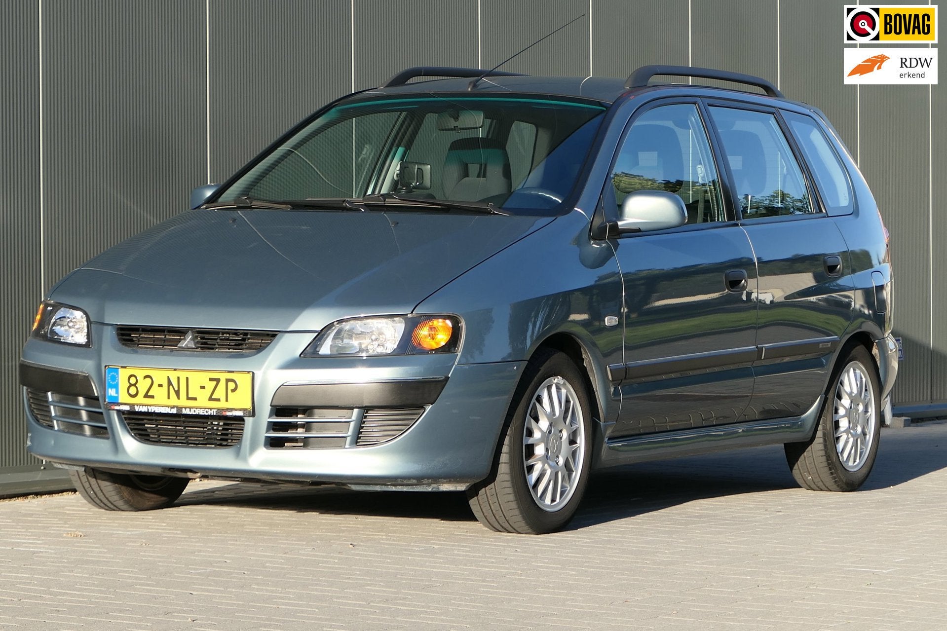 Mitsubishi Space Star 1.8 Comfort NAP HARD ZEER NETJES Airco, Stof, Gebruikt, Zwart, 4 cilinders