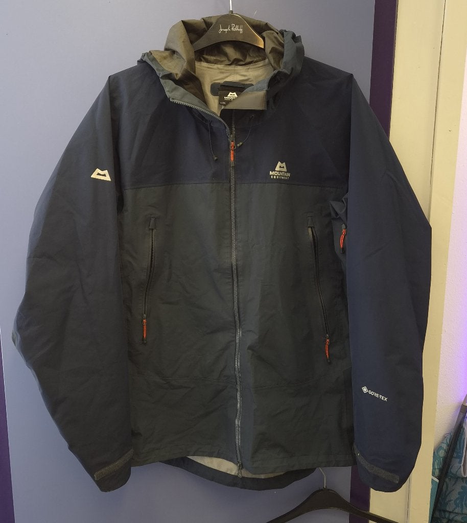 Mountain Equipment GORE-TEX Jas XXL waterdicht nr 51830, Mountain Equipment, Blauw, Ophalen of Verzenden, Zo goed als nieuw