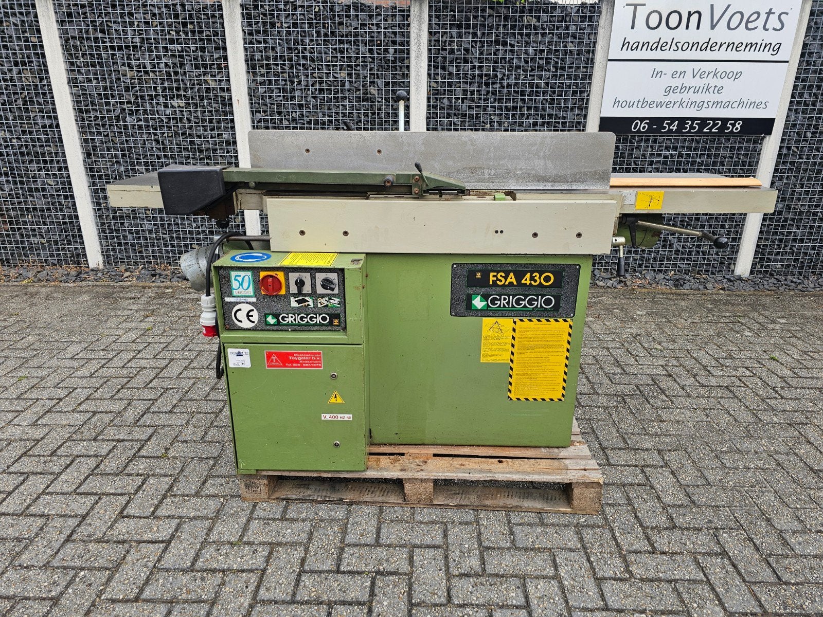 Vlakvandiktebank Griggio Elektrisch hoog  / laag, Doe-het-zelf en Verbouw, Ophalen, Gebruikt