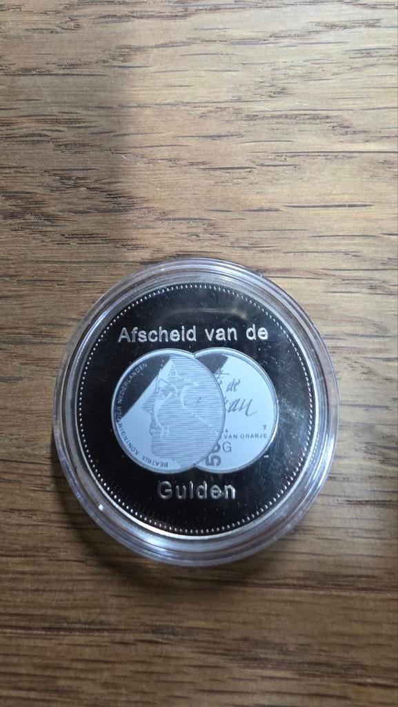 Afscheid van de Gulden -  Herdenkingsmunt, Ophalen of Verzenden, Koningin Beatrix, Losse munt