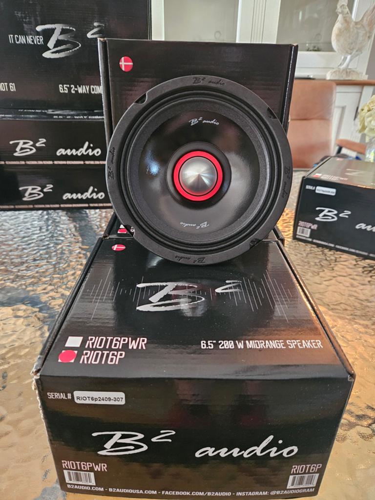 Nieuw! B2 riot 6P midrange speakers!!, Auto diversen, Autospeakers, Ophalen, Nieuw